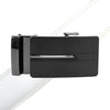 Men's Genuine Leather Sliding Buckle Ratchet Belt MGLBB27 - Bundle Bus