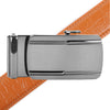 Men's Genuine Leather Sliding Buckle Ratchet Belt- MGLBB28 - Bundle Bus