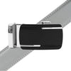 Men's Genuine Leather Sliding Buckle Ratchet Belt MGLBB30 - Bundle Bus