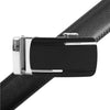 Men's Genuine Leather Sliding Buckle Ratchet Belt MGLBB30 - Bundle Bus
