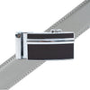 Men's Genuine Leather Sliding Buckle Ratchet Belt MGLBB32 - Bundle Bus