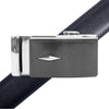 Men's Genuine Leather Sliding Buckle Ratchet Belt MGLBB35 - Bundle Bus
