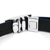 Men's Genuine Leather Sliding Buckle Ratchet Belt MGLBB37 - Bundle Bus
