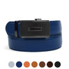 Men's Genuine Leather Sliding Buckle Ratchet Belt MGLBB39 - Bundle Bus