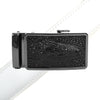 Men's Genuine Leather Sliding Buckle Ratchet Belt MGLBB40 - Bundle Bus