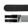 Men's Genuine Leather Sliding Buckle Ratchet Belt MGLBB43 - Bundle Bus