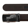 Men's Genuine Leather Sliding Buckle Ratchet Belt MGLBB46 - Bundle Bus