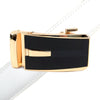 Men's Genuine Leather Sliding Buckle Ratchet Belt - MGLBB52 - Bundle Bus