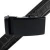 Men's Genuine Leather Sliding Buckle Ratchet Belt - MGLBB53 - Bundle Bus