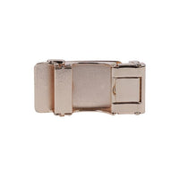 Men's Genuine Leather Sliding Buckle Ratchet Belt--MGLBB66 - Bundle Bus
