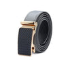 Men's Genuine Leather Sliding Buckle Ratchet Belt--MGLBB66 - Bundle Bus