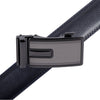 Men's Genuine Leather Sliding Buckle Ratchet Belt-MGLBB67 - Bundle Bus