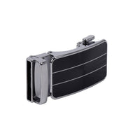 Men's Genuine Leather Sliding Buckle Ratchet Belt-MGLBB68 - Bundle Bus