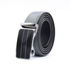 Men's Genuine Leather Sliding Buckle Ratchet Belt-MGLBB68 - Bundle Bus