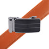 Men's Genuine Leather Sliding Buckle Ratchet Belt-MGLBB68 - Bundle Bus