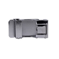 Men's Genuine Leather Sliding Buckle Ratchet Belt-MGLBB68 - Bundle Bus
