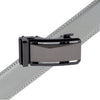 Men's Genuine Leather Sliding Buckle Ratchet Belt-MGLBB69 - Bundle Bus