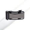 Men's Genuine Leather Sliding Buckle Ratchet Belt-MGLBB69 - Bundle Bus