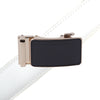 Men's Genuine Leather Sliding Buckle Ratchet Belt-MGLBB71 - Bundle Bus