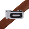 Men's Genuine Leather Sliding Buckle Ratchet Belt-MGLBB73 - Bundle Bus