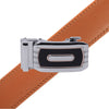 Men's Genuine Leather Sliding Buckle Ratchet Belt-MGLBB73 - Bundle Bus