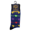 Men's Heart Monitor Novelty Socks - NVS19572-NV - Bundle Bus
