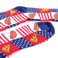 Men's Hot Dog & Pizza Novelty Socks - NVS19564 - Bundle Bus