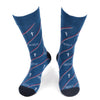 Men's Jesus Fish Novelty Socks - NVS19573-BL - Bundle Bus
