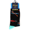 Men's Kayak Novelty Socks - NVS19541-BK - Bundle Bus