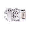 Men's Lion Rotating Bling Ratchet Belt- MGLBB54-SIL - Bundle Bus