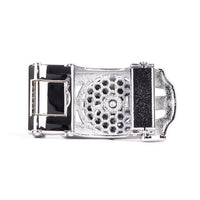 Men's Money Rotating Bling Ratchet Belt-MGLBB62-SIL - Bundle Bus