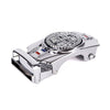 Men's Money Rotating Bling Ratchet Belt-MGLBB62-SIL - Bundle Bus
