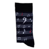 Men's Music Sheet Note Novelty Socks - NVS1917 - Bundle Bus