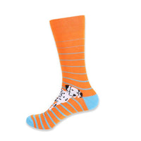 Men's Novelty Dalmatian Dogs Socks - NVS19410 - Bundle Bus