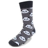 Men's Panda Novelty Socks NVS1785-GRY - Bundle Bus
