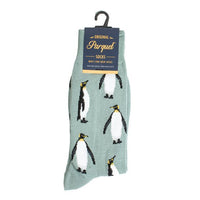 Men's Penguin Novelty Socks- NVS19625-BL - Bundle Bus