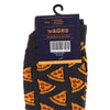 Men's Pepperoni Pizza Novelty Socks NVS1779-80 - Bundle Bus