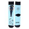 Men's Police Officer Novelty Socks - NVS19576-SKBL - Bundle Bus