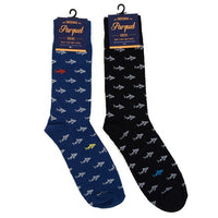 Men's Shark Novelty Socks - NVS19311 - Bundle Bus