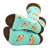 Men's S'mores Novelty Socks - NVS19552-TQ - Bundle Bus