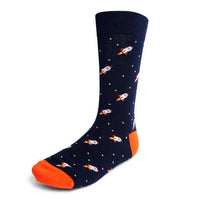 Men's Spaceship Novelty Fun Socks - NVS19400 - Bundle Bus