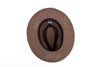 Men's S/S Flat Brim Black Banded Fashion Fedora hat-FSS17137 - Bundle Bus