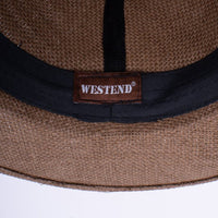 Men's S/S Flat Brim Black Banded Fashion Fedora hat-FSS17137 - Bundle Bus