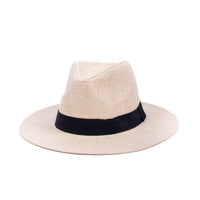 Men's S/S Flat Brim Black Banded Fashion Fedora hat-FSS17137 - Bundle Bus