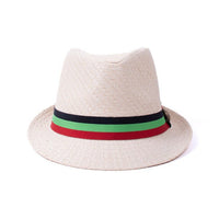 Men's S/S Pan African Flag Banded Fashion Fedora Hat - FSS17130 - Bundle Bus