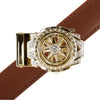 Men's Star Rotating Bling Ratchet Belt-MGLBB63-GD - Bundle Bus