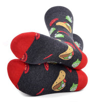 Men's Tacos Novelty Socks - NVS19553-BK - Bundle Bus