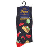 Men's Tacos Novelty Socks - NVS19553-BK - Bundle Bus