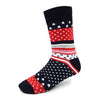 Men's USA Patriotic Novelty Socks NVS1737 - Bundle Bus