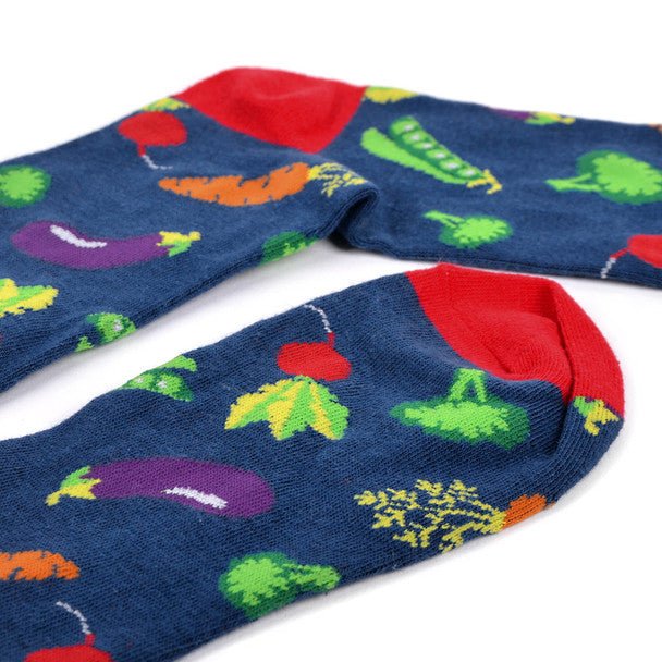 Men's Vegetables Novelty Socks - NVS19554-CHAR - Bundle Bus
